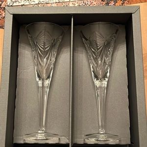 Waterford Millenium Collection Champagne Glasses